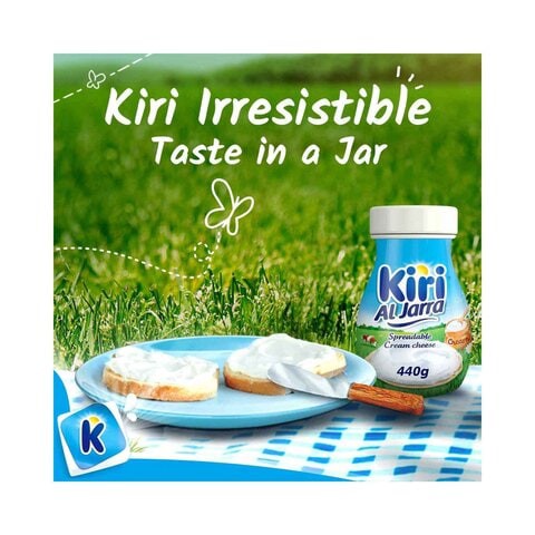 Kiri Jarra Spreadable Cream Cheese Jar 440g