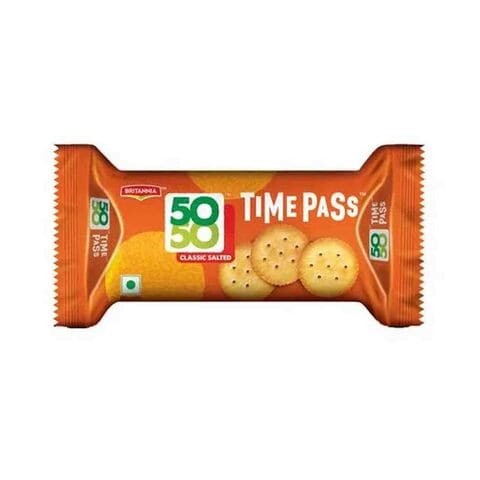 Britannia 50-50 Time Pass Biscuits 40g x12