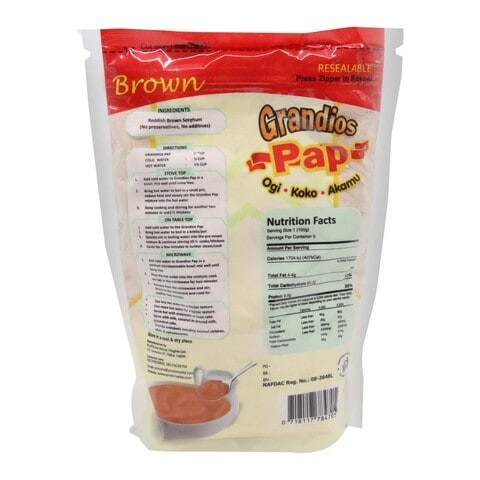 Grandios Pap Brown 500g