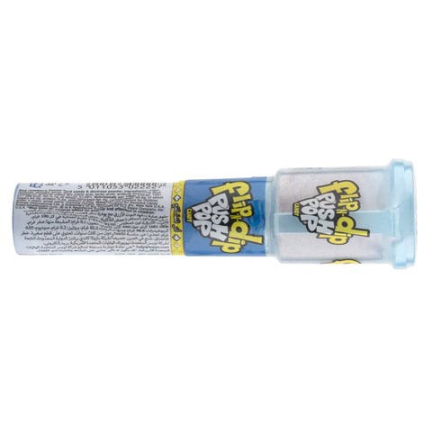 Bazooka Flip-N-Dip Blue Razz Flavoured Push Pop Candy 25g