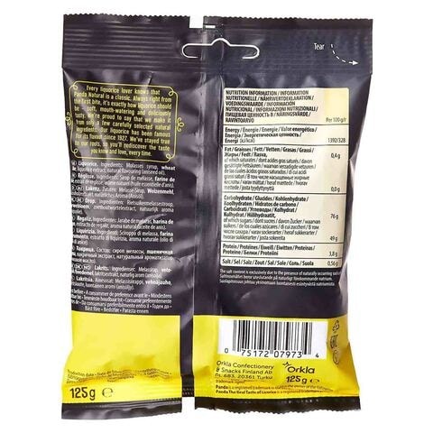 Panda Licorice Bears Bag 125g