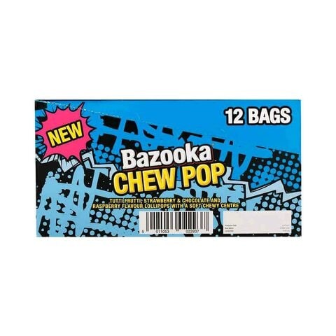 Bazooka Chew Pop Share Bag 140g x12