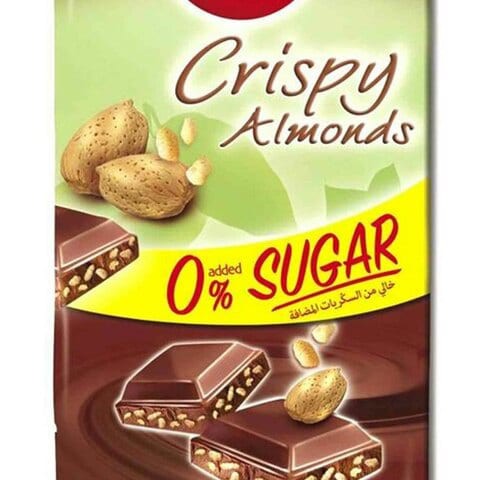 Canderel Crispy Almond Chocolate 100g