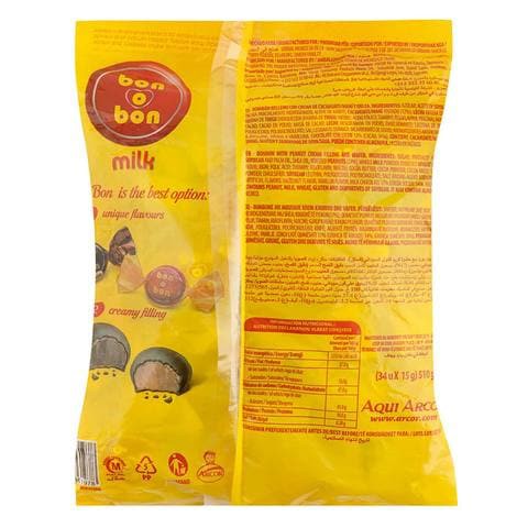 Arcor Bon O Bon Milk Chocolate 510g