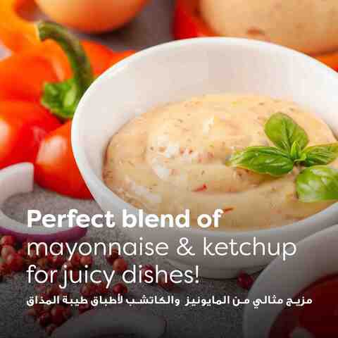 Knorr Flavoured Mayonnaise Ideal As A Dip Dressing Or Spread Mayochup Blend Of Mayonnaise &amp; Ketchup 295ml