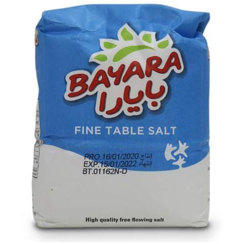 Bayara Fine Table Salt 1kg