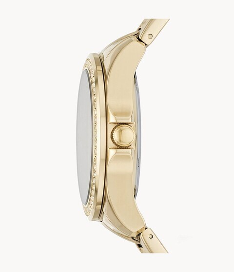 Janice Multifunction Gold-Tone Stainless Steel Watch