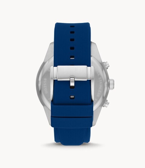 Brox Multifunction Blue Silicone Watch