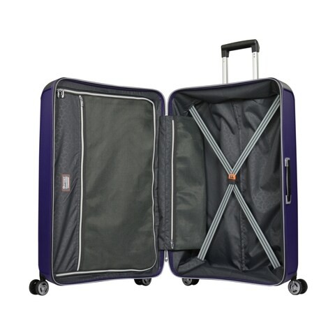 Eminent Brand 3-Piece-Set of Hardsided PP  4 Twin-Wheel Spinner Luggage Trolley in Purple Color B0002-3_PRP