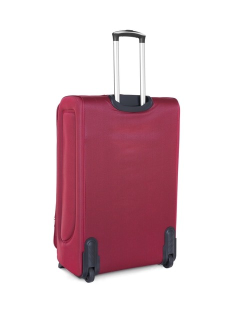 Senator Brand Softside Small Check-in Size 60 Centimeter (24 Inch) 2 Wheel EVA Luggage Trolley in Burgundy Color KH108-24_BGN