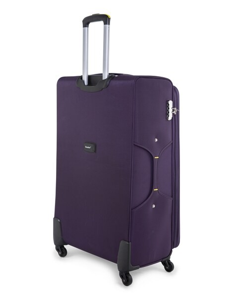 Senator Brand Softside Small Cabin Size 55 Centimeter (20 Inch) 4 Wheel Spinner Luggage Trolley in Burgundy Color LL032-20_PRP