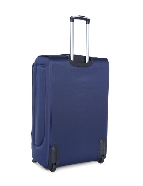 Senator Brand Softside Small Check-in Size 60 Centimeter (24 Inch) 2 Wheel EVA Luggage Trolley in Blue Color KH108-24_BLU