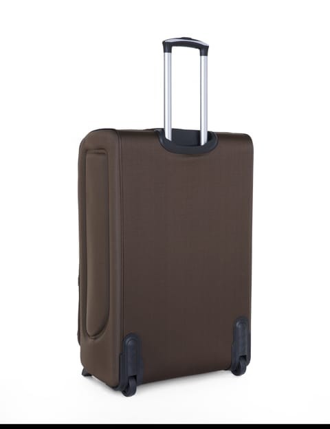 Senator Brand Softside Mediuim Check-in Size 71 Centimeter (28 Inch) 2 Wheel EVA Luggage Trolley in Brown Color KH108-28_BRN