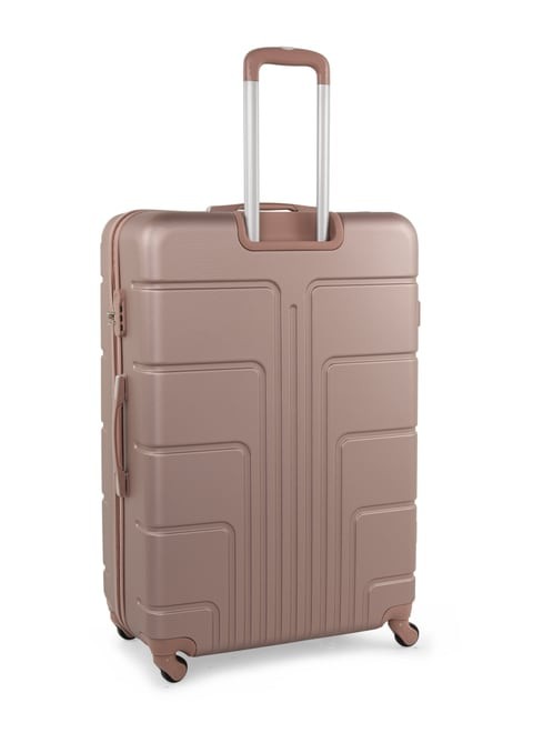 Senator Hardside Large Check-in Size 82 Centimeter (32 Inch) 4 Wheel Spinner Luggage Trolley in Golden Rose Color A1012-32_ROS