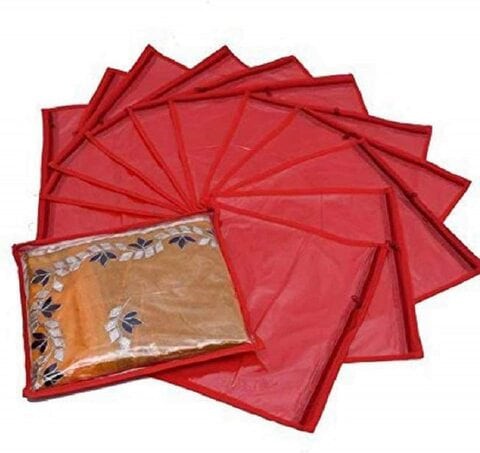 Sari Pouch PVC Saree Bag |Cover| Pouch Set Of 5 Pieces