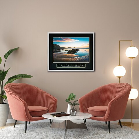 Motivational Posters with Aluminum Frame 60cm x 50cm (OPPORTUNITY - SUNSET)