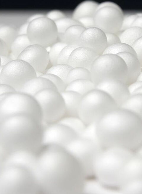 Luxe Decora Polystyrene Bean Bag Filler White