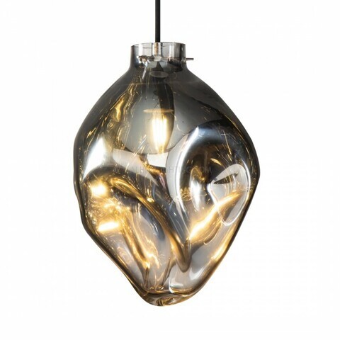 Indoor Evelyn Glass Pendant Light D1831 - Chrome