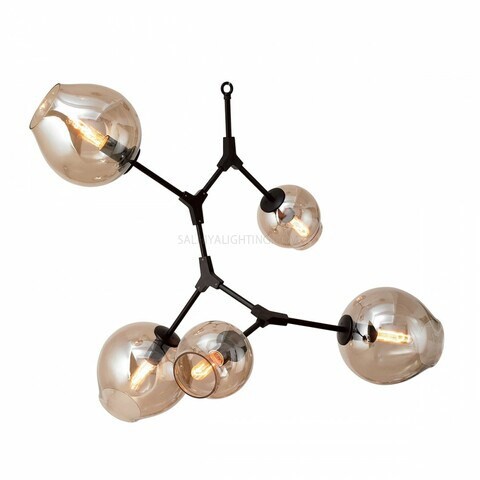 Modern Blair 5 Buds Pendant Light MD10730 - Gold Matt