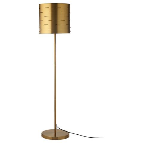 Ebbemala - Floor Lamp, Brass-Colour