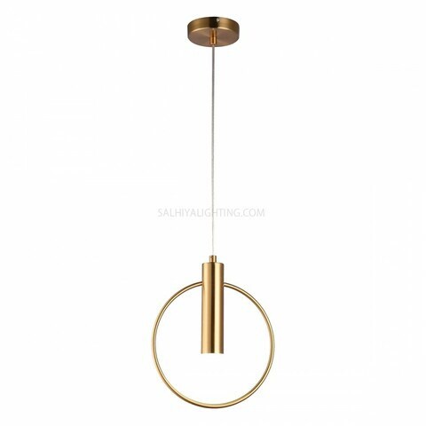 Modern Angelique Pendant Light - 1 LED Bronze