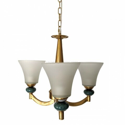 Uplight Chandelier 5003A-3 Arms - Brass