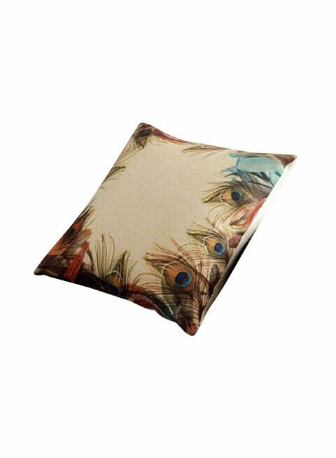 Generic 2-Piece Cushion Cover Set Beige 40 X 40cm