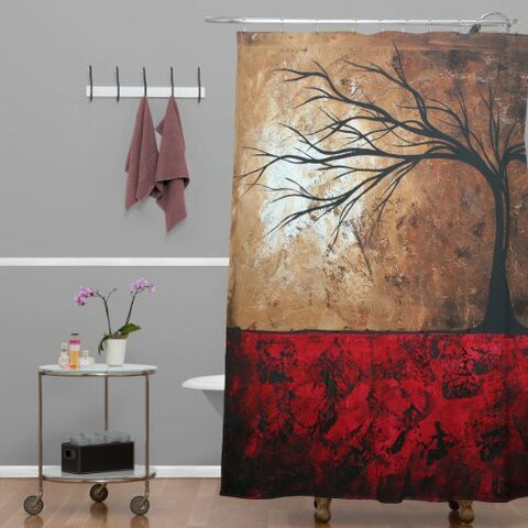 Deny Designs Madart Inc. Lost In The Forest Shower Curtain, 69&quot; X 72&quot;