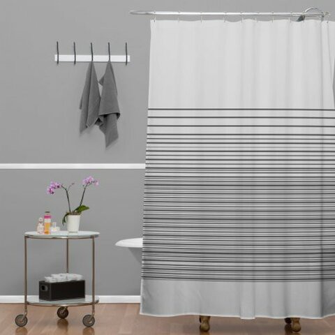 Deny Designs Matt Leyen Gradient Light Shower Curtain, 69&quot; X 72&quot;