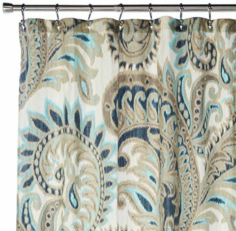 Ink+Ivy Mira 200Tc Shower Curtain 72X72 Blue, 72 X 72