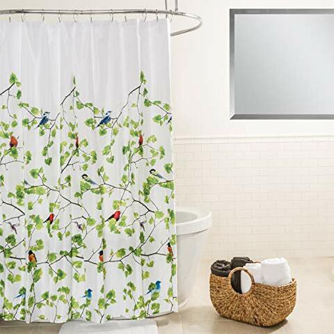 Splash Home Terrasse Polyester Fabric Shower Curtain, 70&quot; X 72&quot;, Multi-Colored