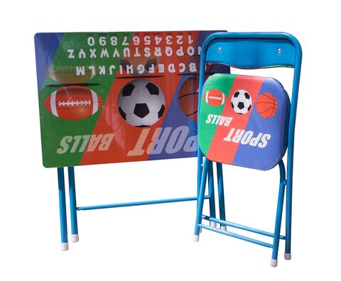 Leostar Kids Education Chair Table Set Desigen alphabet number Sport Ball