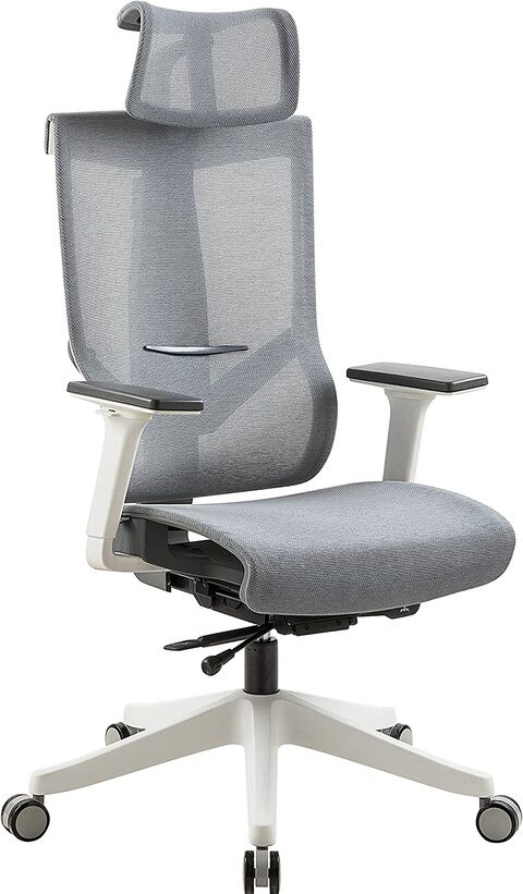 Aero Mesh Ergonomic Chair, Premium Office &amp; Computer Chair with Multi-adjustable features by Navodesk (GREY)