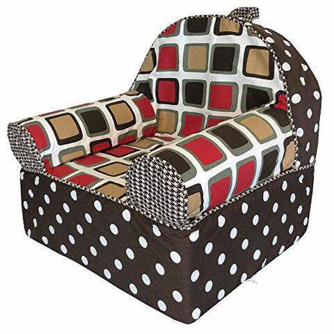 Cotton Tale Designs Baby&#39;s 1st Foam Toddler Chair, ONE SIZE, Houndstooth