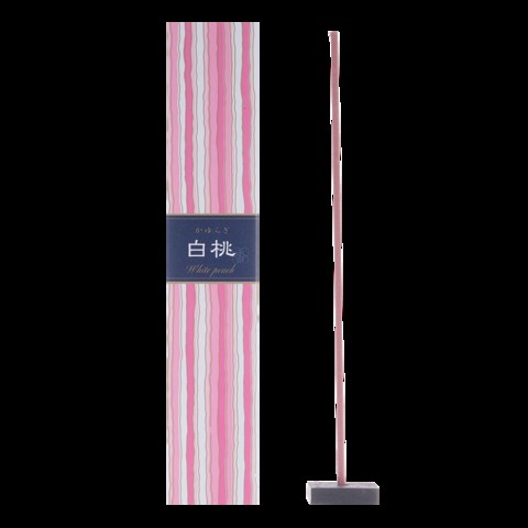 Incense 
KAYURAGI - White Peach 40 sticks