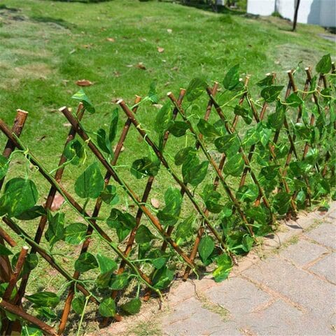 Generic-CK881 1.2M Artificial Garden Plant Fence Privacy Screen for Outdoor Indoor Garden Fence Backyard