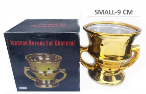 Saqoware Incence-Bakhoor Burner Ceramic with Handle Small
