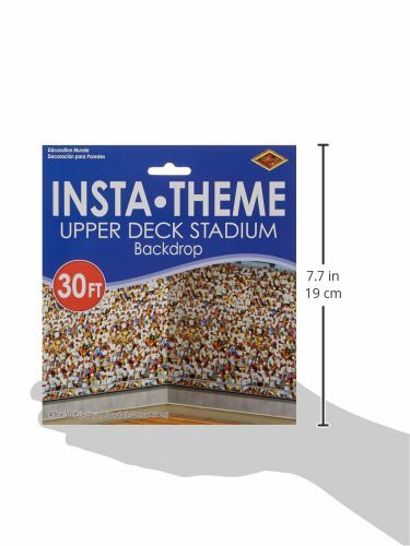 Beistle Upper Deck Stadium Backdrop Party Accessory (1 Count) (1/Pkg)