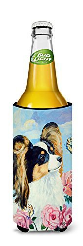 Caroline&#39;s Treasures 7242Muk Papillon Ultra Beverage Insulators For Slim Cans, Slim Can, Multicolor