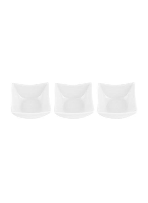 Delcasa 3-Piece Bowl Set White