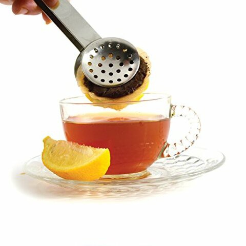 Norpro Stainless Steel Round Tea Bag Squeezer, One Size