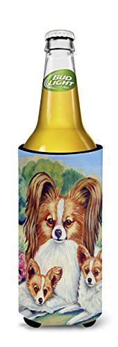 Caroline&#39;s Treasures 7042Muk Papillon A Momma&#39;s Love Ultra Beverage Insulators For Slim Cans, Slim Can, Multicolor