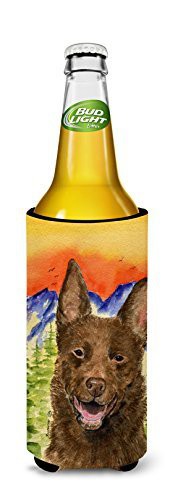 Caroline&#39;s Treasures Ss8422Muk Australian Kelpie Ultra Beverage Insulators For Slim Cans, Slim Can, Multicolor