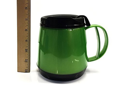 Thermoserv Foam Insulated Wide Body Mug, 20-Ounce, Harvest Green