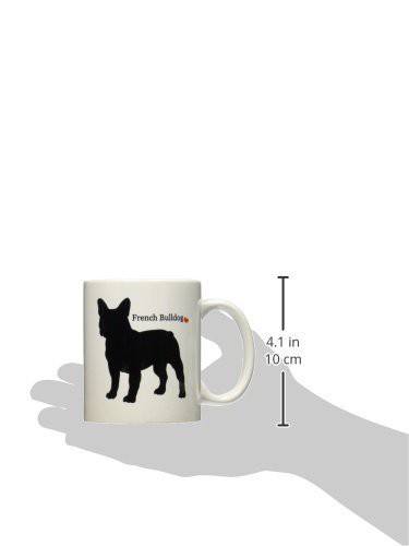 3Drose Mug_193334_1 French Bulldog, Ceramic Mug, 11-Ounce