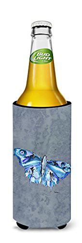 Caroline&#39;s Treasures 8856Muk Butterfly On Gray Ultra Beverage Insulators For Slim Cans, Slim Can, Multicolor