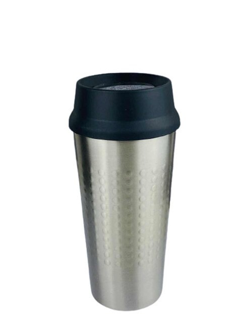 Thermal Cup Stainless Steel, Vacuum Insulated Travel Tumbler, Durable Insulated Coffee Mug, Thermal Cup with Double Partition SEALING Ring - 360ml (SILVER)