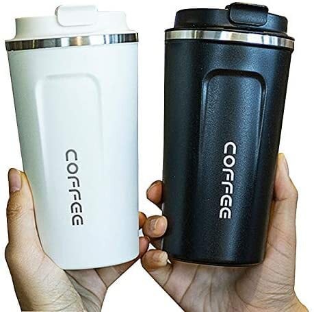 KWC Eagles Insulated Vacuum Coffee Mugs for Hot & Cold Beverages Spill Proof Easy to Carry