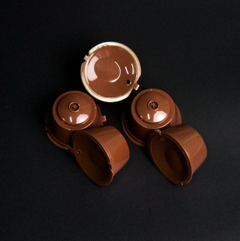 5-Piece Capsule Set For Dolce Gusto Series Coffee Machine brown