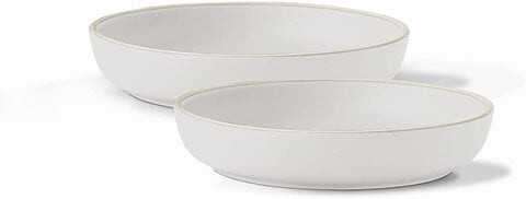 Siena Pasta Plate Set for 2 Beige